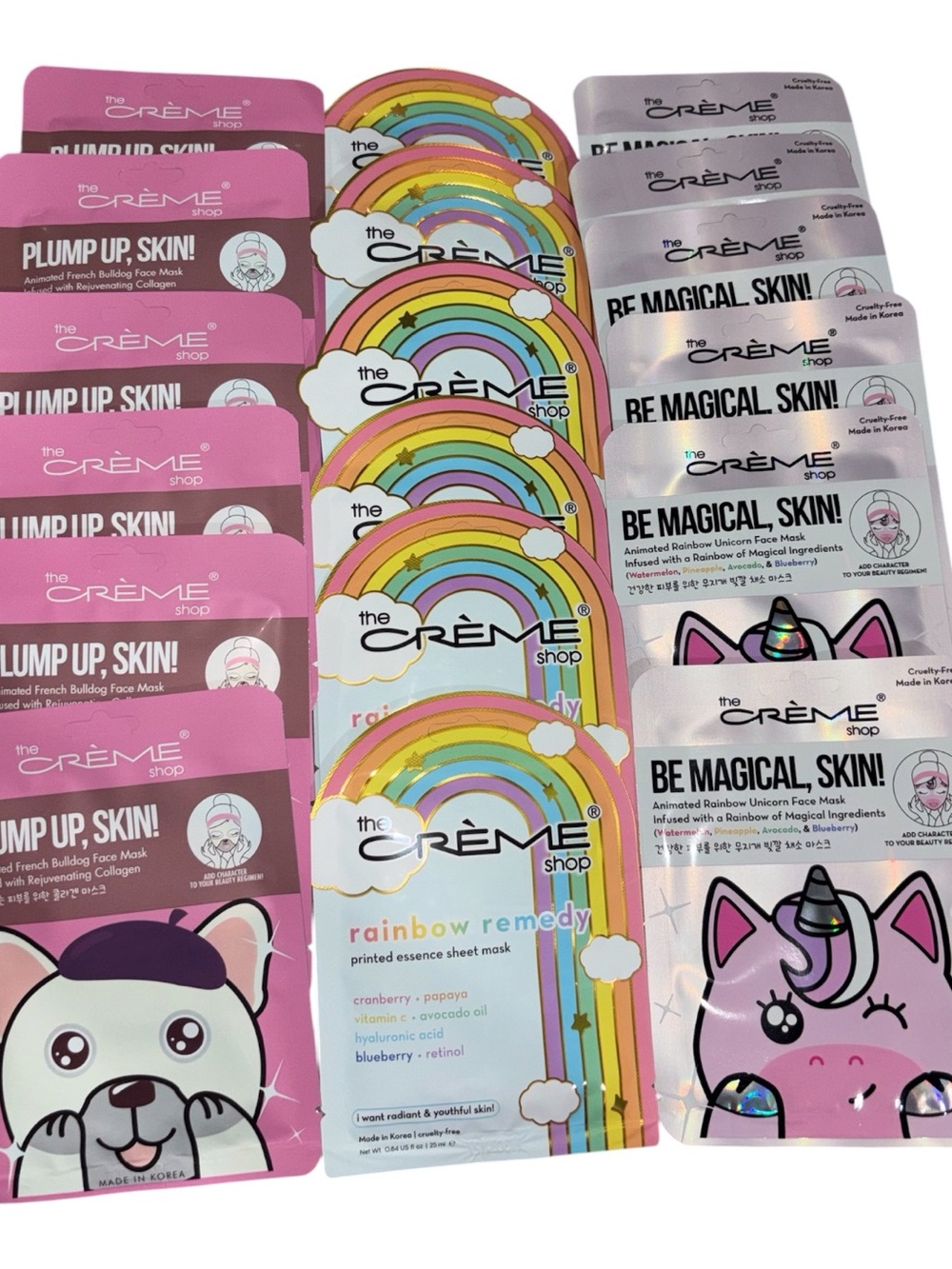 Pink Face Mask Bundle – Hydrate, Plump & Glow (6 Units) 3 masks per box
